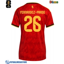 Fotballdrakt Dame Belgia Matias Fernandez-Pardo #26 Hjemmedrakt VM 2026 Kortermet